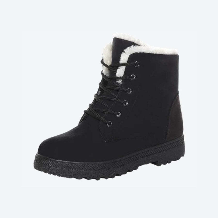 Walk Anti-Slip Waterproof Lace Up Snow Boots Comfortable and Light Weight