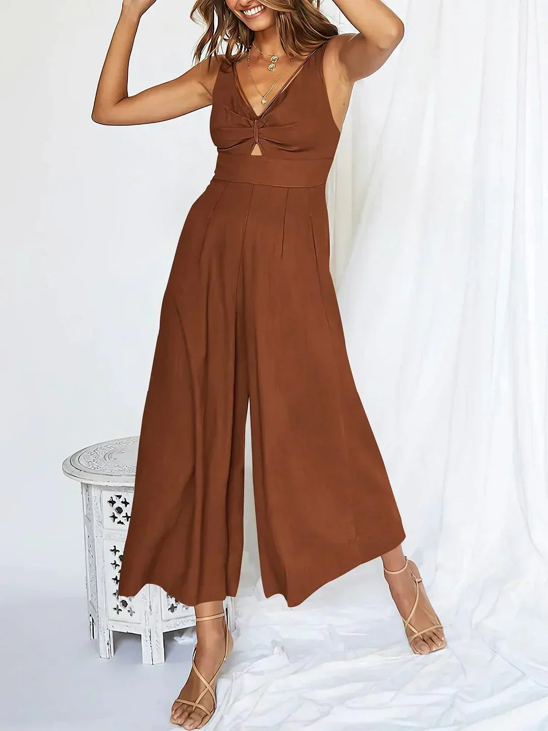 Sunny Off Shoulder Women's Jumpsuit