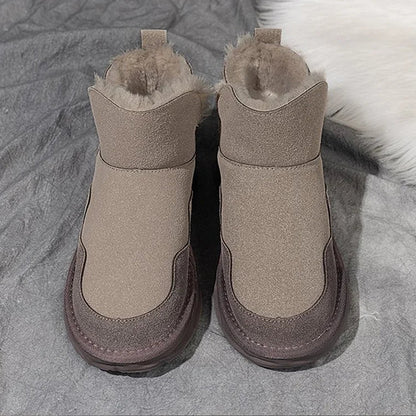 Warm Waterproof Mid Calf Winter Boots for Women