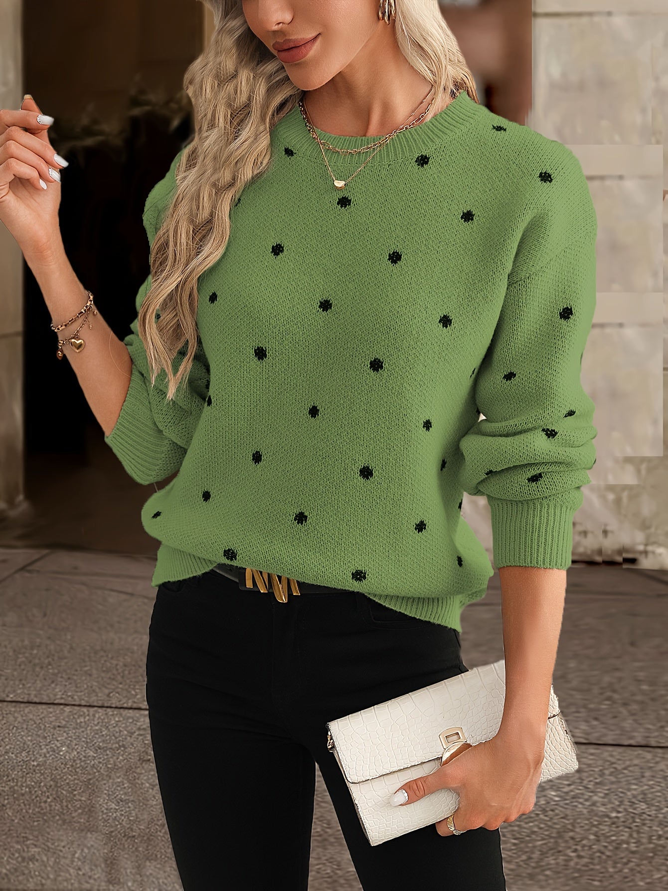Classic Spotted Women's Sweater