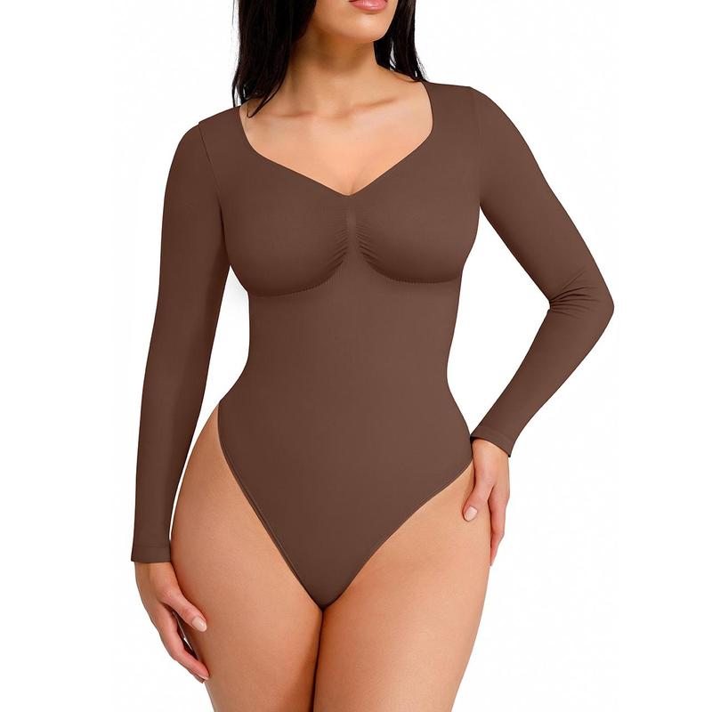 Soft Stretchy Full Body Bodysuit for Women