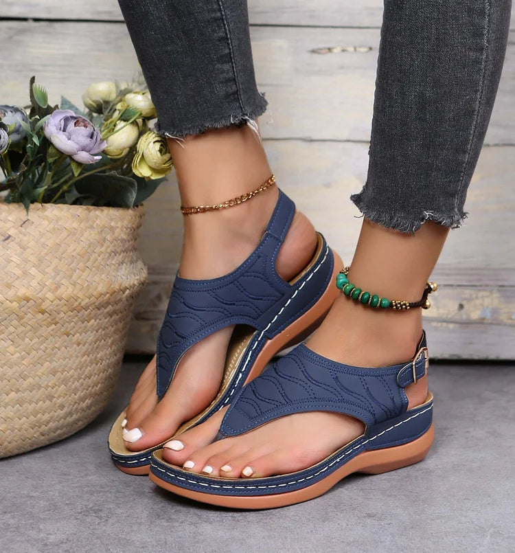 Women's Low-Wedge Women Orthopedic Sandals
