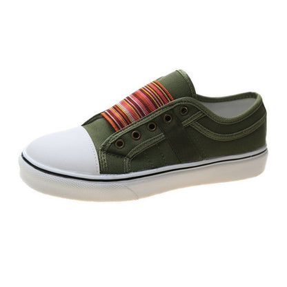 Women's Lace-up Flat Heel Sneakers