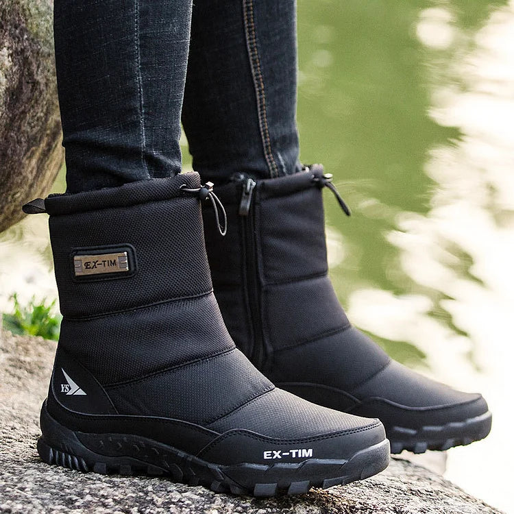 Warm Insulated Waterproof Men's Winter Boots - OutfitLondon