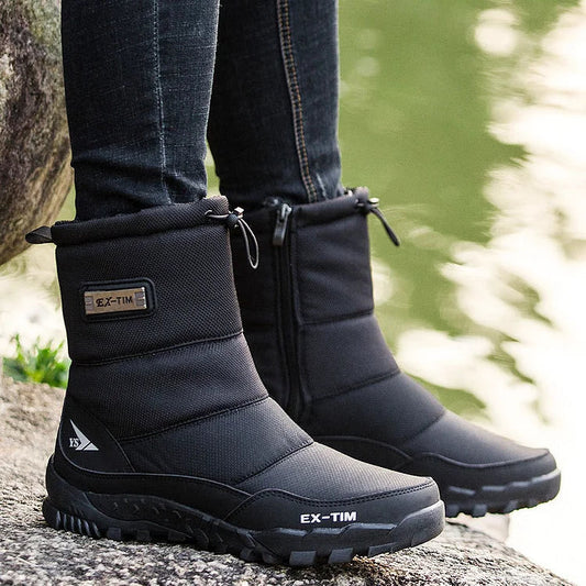 Warm Insulated Waterproof Men's Winter Boots - OutfitLondon