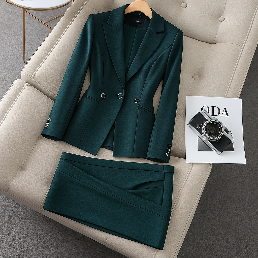 Timeless 2 Piece Business Suit Jacket and Pants - OutfitLondon