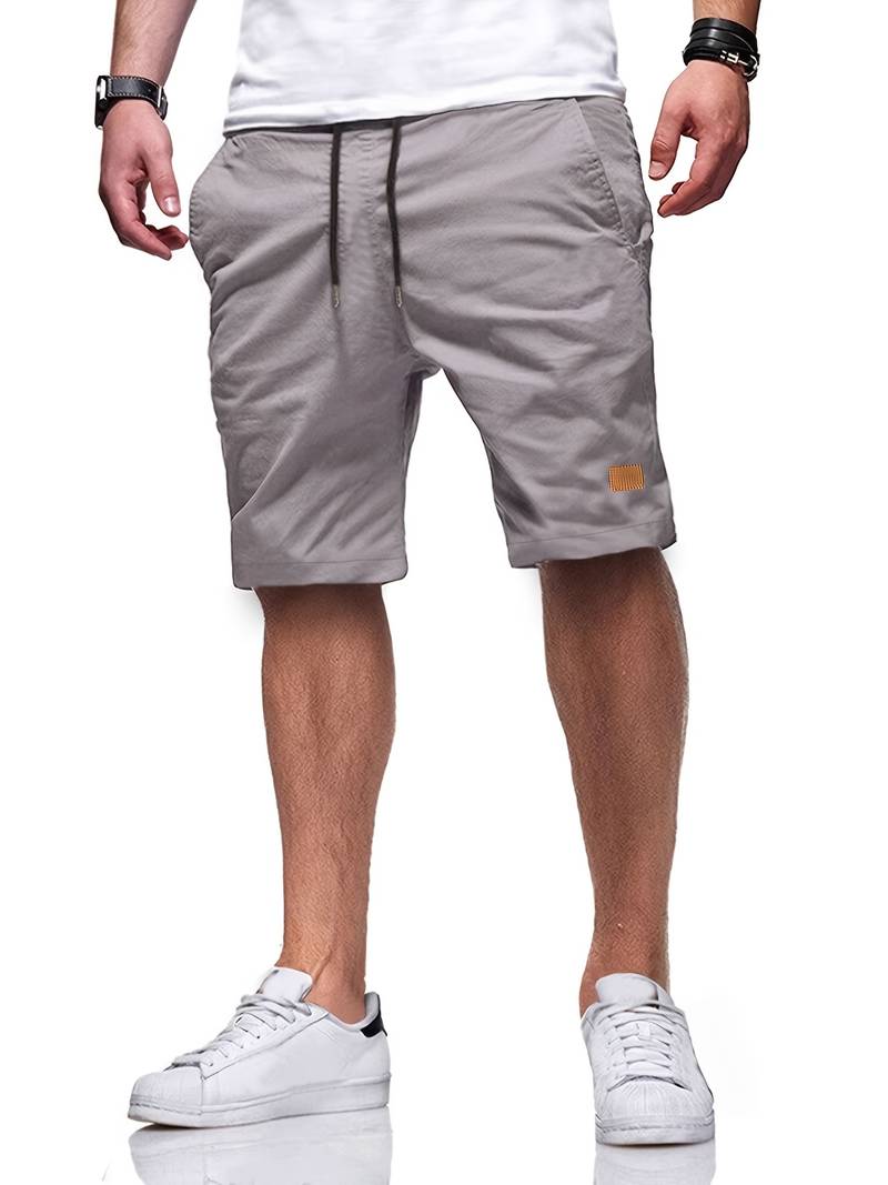 Men's Casual Elastic Waist Shorts