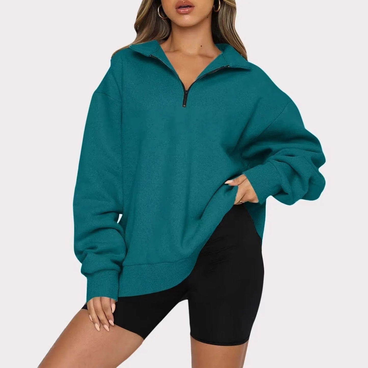 Cozy Fleece Lined Winter Sweatshirt