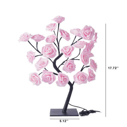 LED Rose Tree Table Lamp | Sparkly Trees