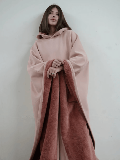 Warm Winter Fleece Hooded Jacket