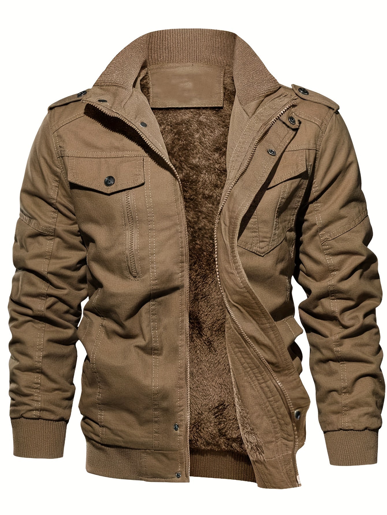 Insulated Water Resistant Men's Ski Parka Coat - OutfitLondon