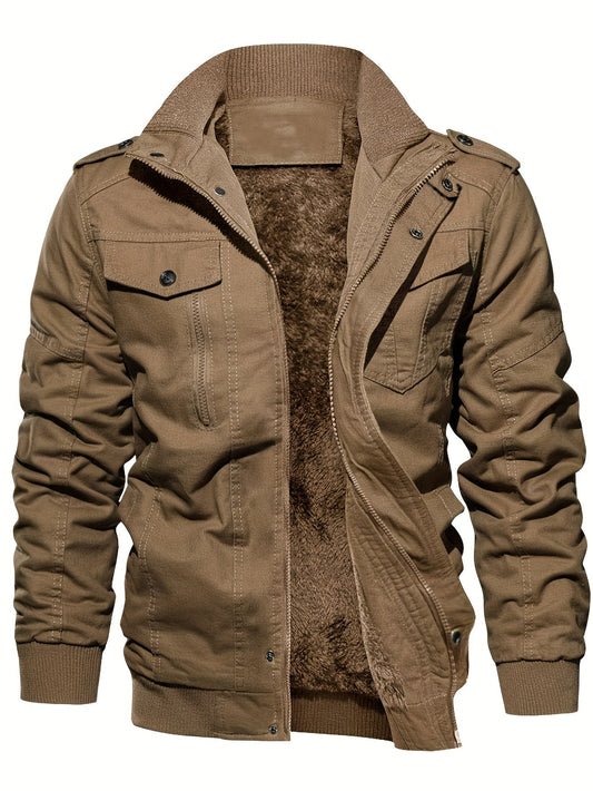 Insulated Water Resistant Men's Ski Parka Coat - OutfitLondon