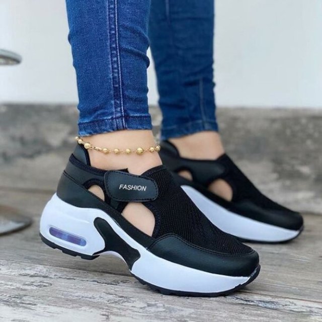 Women's Wedges Vulcanized Orthopedic Air Trainers Cushion Comfort Sneakers
