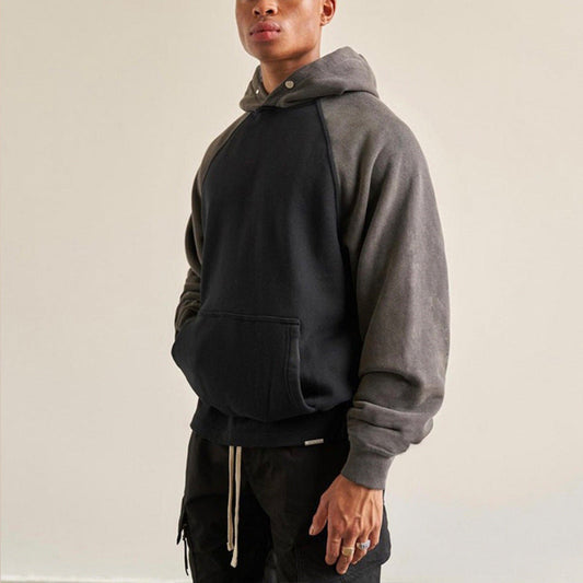 Men's Retro Cotton Oversized Hoodie