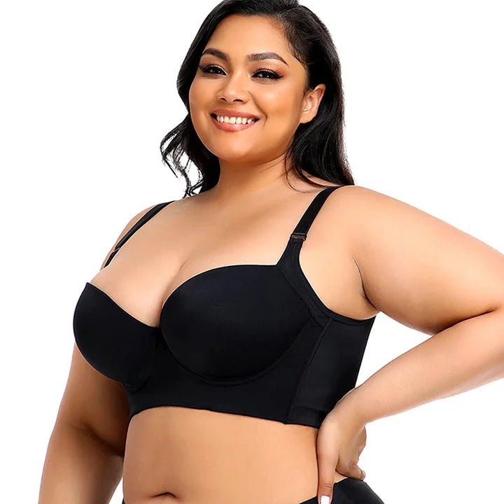 Full Coverage Bra Shapewear Incorporated Hide Back Fat Bra Plus-Size