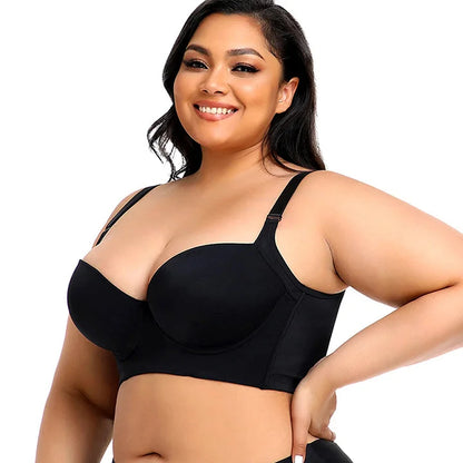 Full Coverage Bra Shapewear Incorporated Hide Back Fat Bra Plus-Size