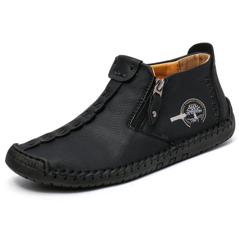 Men's Barefoot Shoes Handmade Slip Resistant Ankle Boots