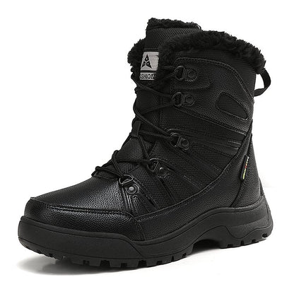 Warm Fuzzy Lace Up Ankle Boots for Women