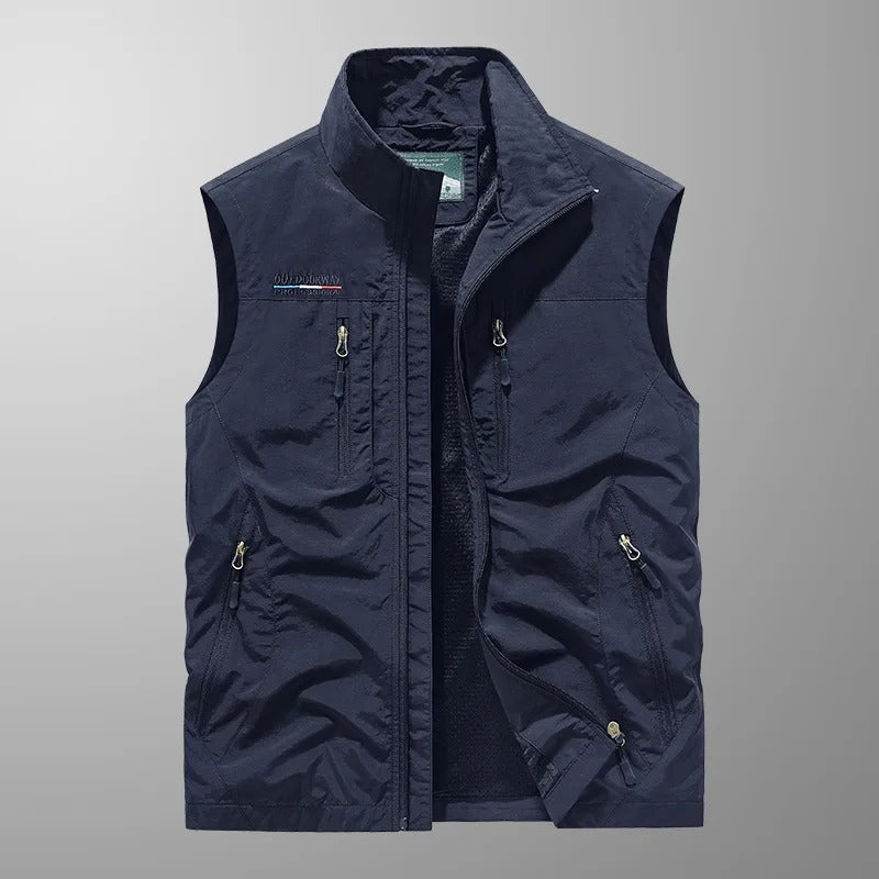 Lightweight Water Resistant Outdoor Vest for Men