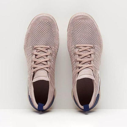 Womens Fashion Air Cushion Sneakers Lace Up Mesh Breathable Running Shoes