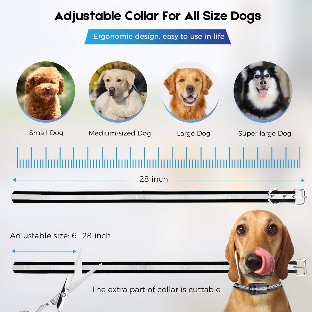 2-in-1 Electric Wireless Fence with Remote, Waterproof, 2 Collar Package