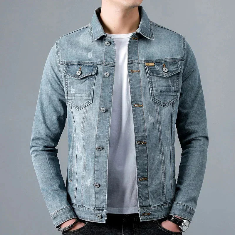 Classic Blue Washed Denim Jacket