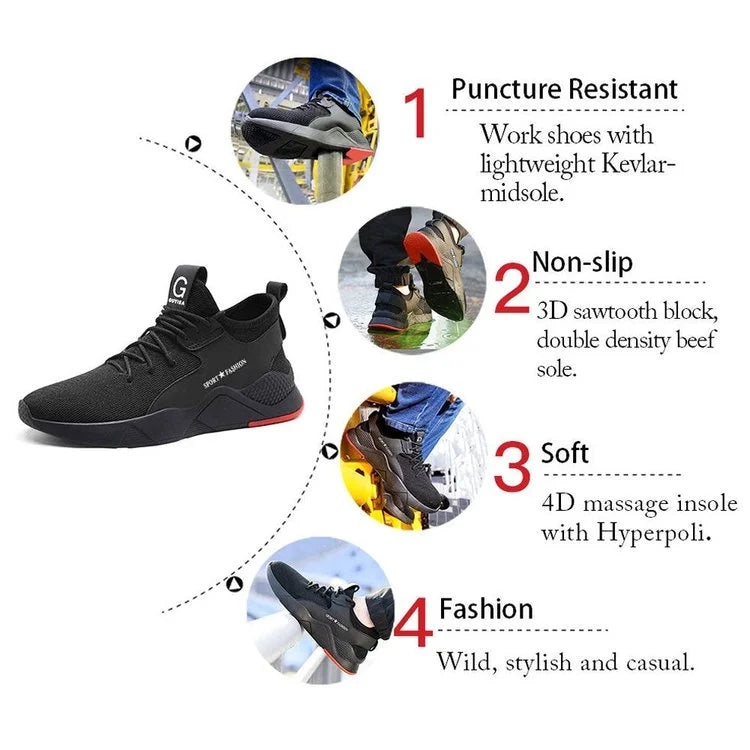 Men's Steel Toe Work Shoes
