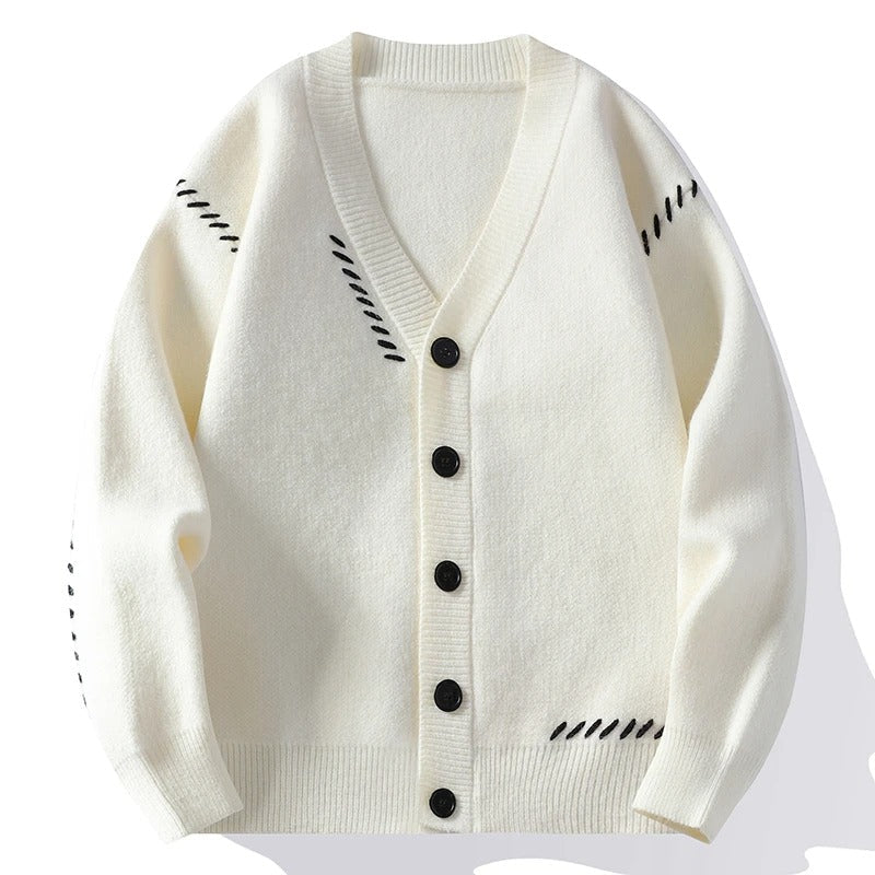 Cozy Textured Crew Neck Knit Sweater