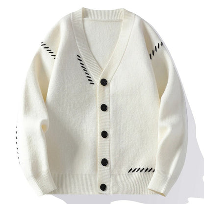 Cozy Textured Crew Neck Knit Sweater