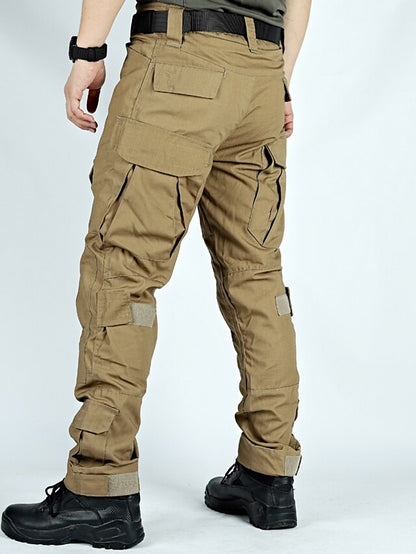 Men's Cargo Pants Pocket Plain Camouflage Comfort Breathable
