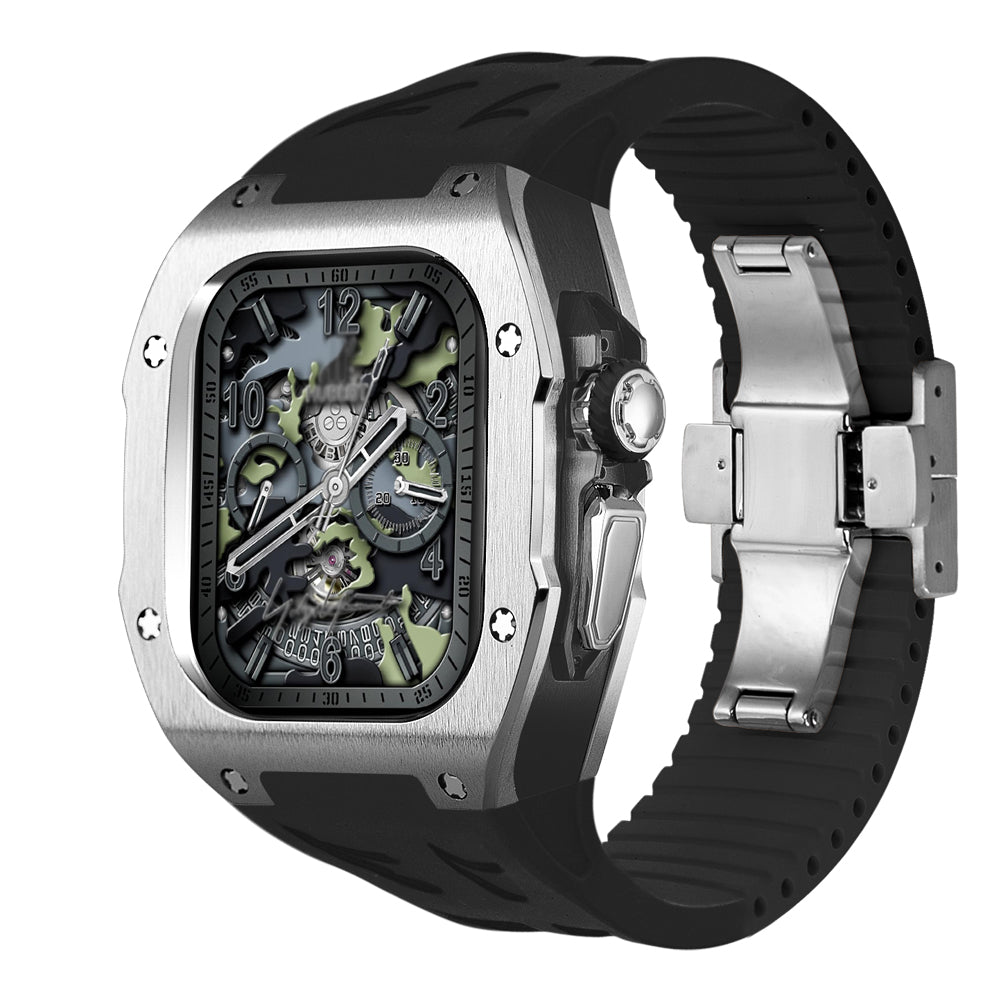 Slim Metal Cover & Flexible Rubber Strap for AW Ultra