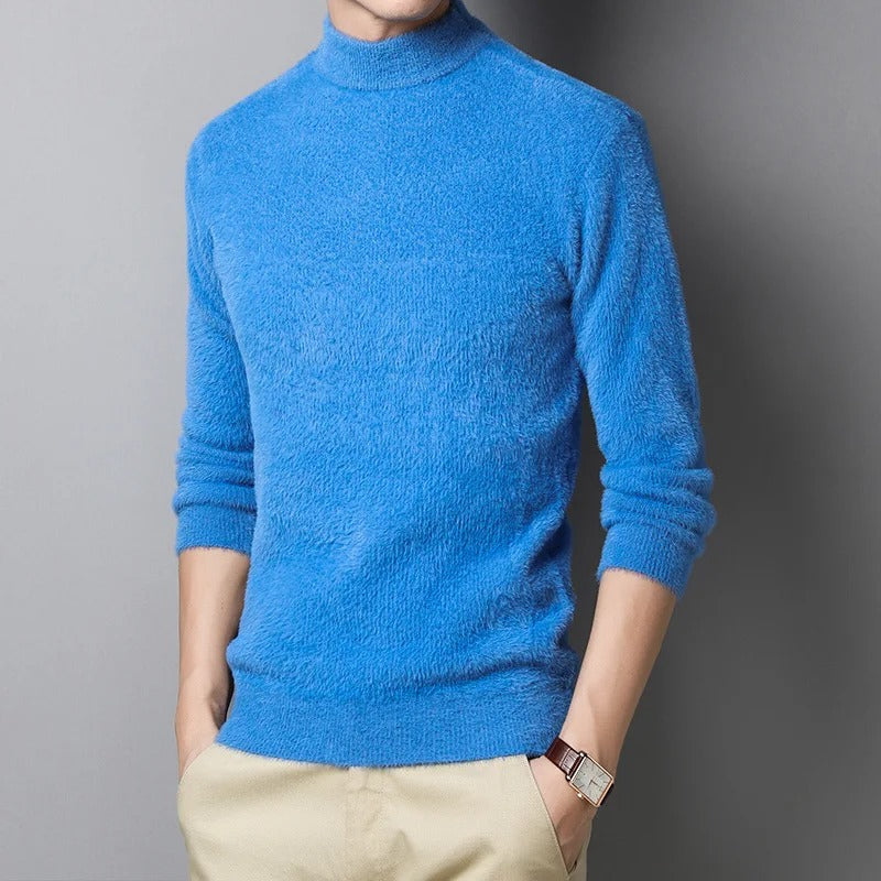 Comfortable Vintage Style Crew Sweater