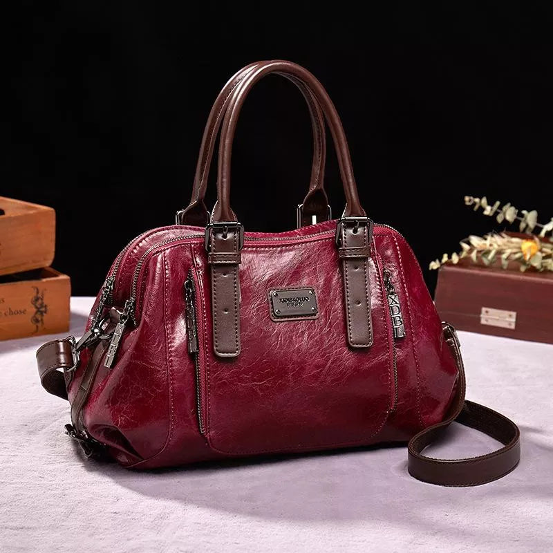 Classic Vintage Leather Handbag