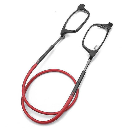 Reading Glasses High-grade Tr Magnetic Absorption Hanging Neck Funky Readers Glasses