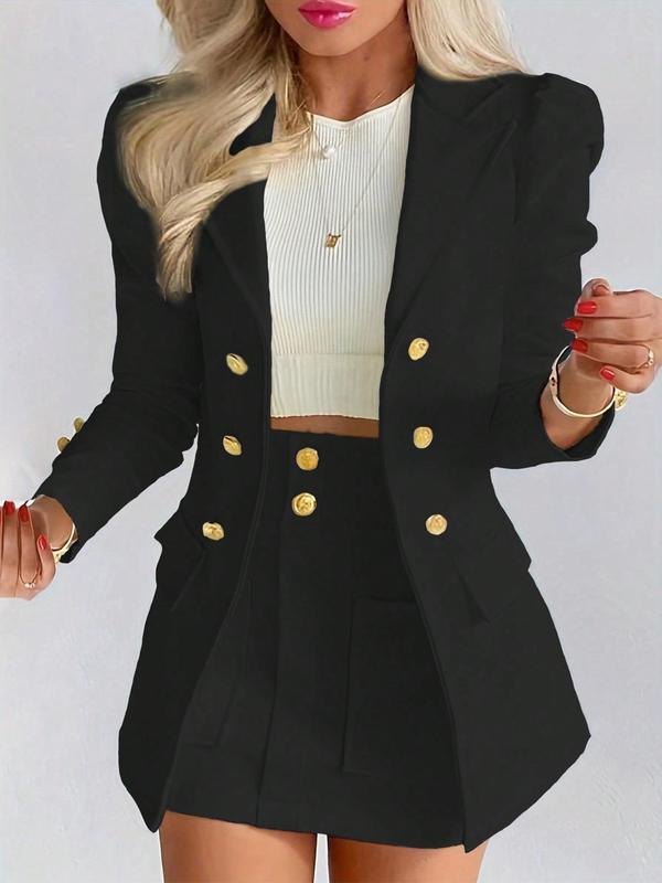 Classic 2-Piece Suit for Women Autumn Winter