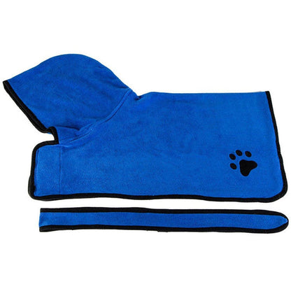 Dog Bathrobe Towel | Soft Absorbing Microfiber