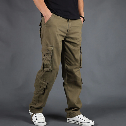 Men's Cargo Pants Hiking Pants Pocket Plain Comfort Breathable