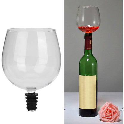 Wine Glass Bottle Top Elegant Cup
