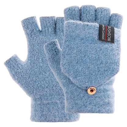 USB Electric Heating Half-Finger Gloves