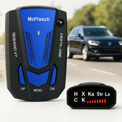 Radar Detector – Flash Speed Camera Detector with Precision Long-Range Detection for Safe Driving