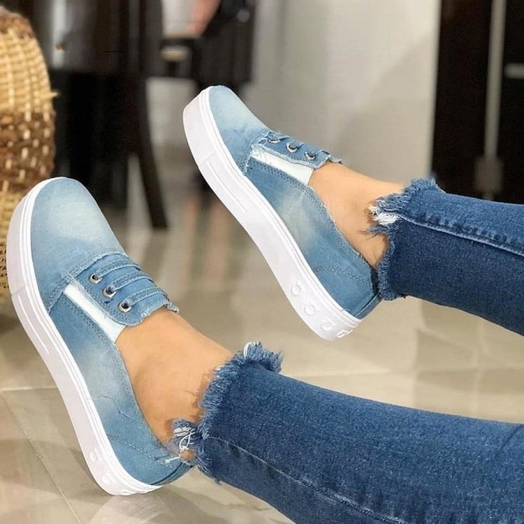 Women's Denim Casual Canvas Shoes