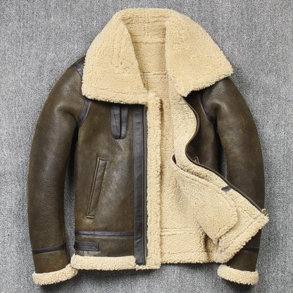 Warm Shearling Winter Coat - OutfitLondon