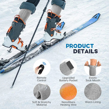 Heated Socks with Remote Control - Unisex