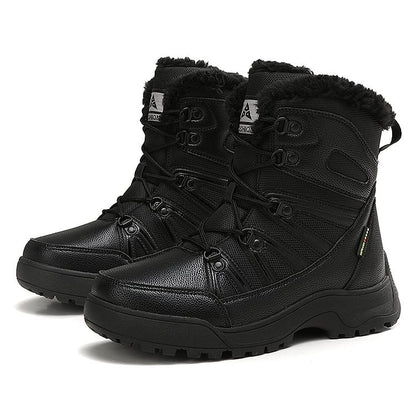 Warm Fuzzy Lace Up Ankle Boots for Women