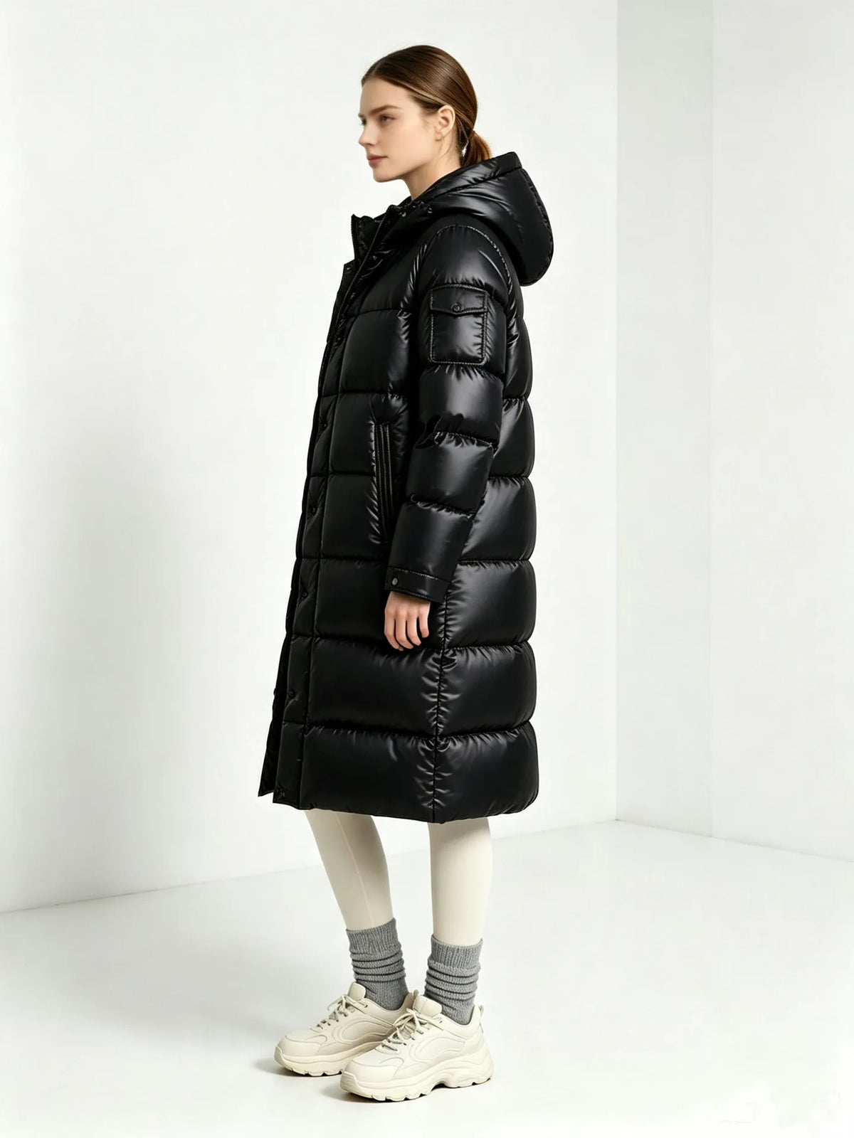 Women's Casual Hooded Puffer Winter Parka