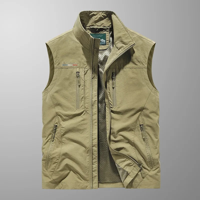 Lightweight Water Resistant Outdoor Vest for Men