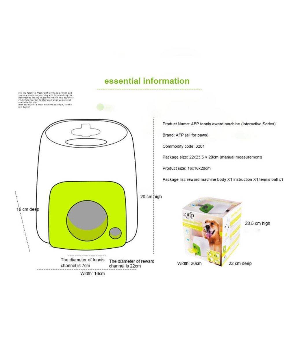 Automatic Interactive Dog Tennis Ball Launcher