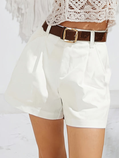Elegant High Waist Summer Shorts