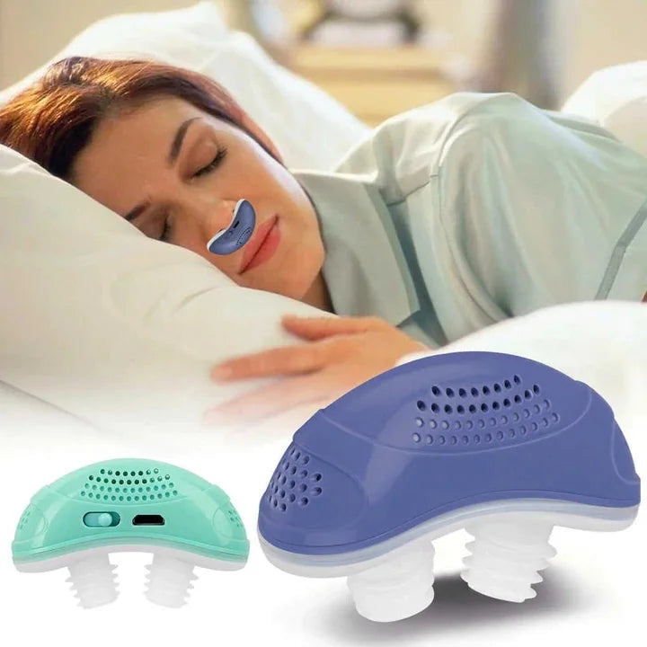 Electric Mini CPAP Noise Anti Snoring Device Sleep Apnea Stop Snore Aid Stopper