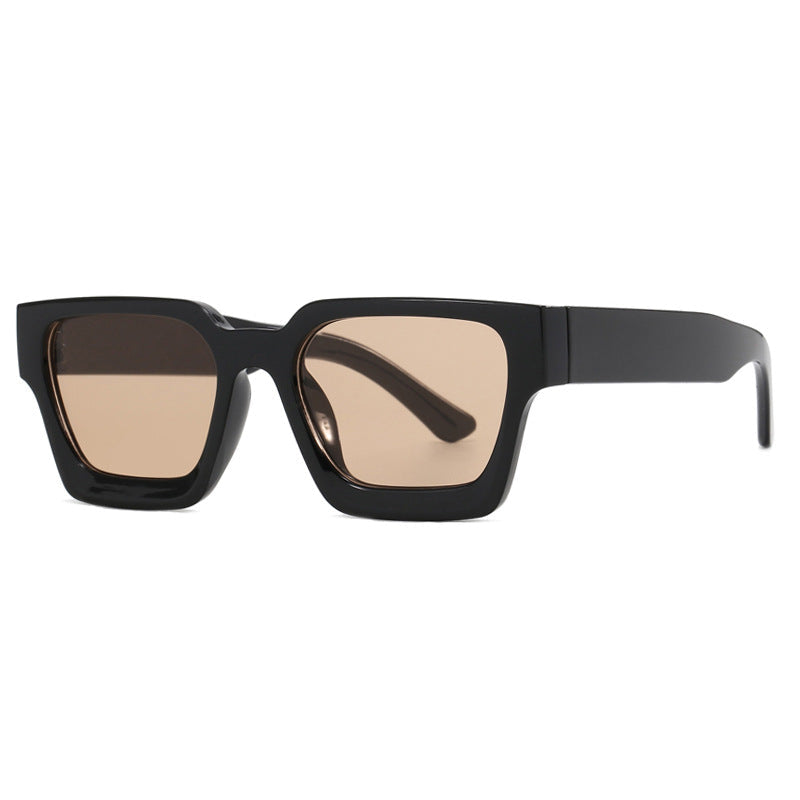Women's Retro Acetate Frame Square Sunglasses
